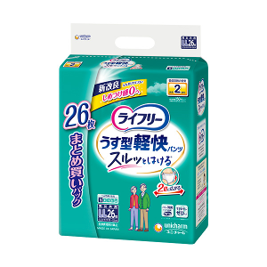 ユニ・チャーム ライフリー うす型軽快パンツ LLサイズ 26枚 4903111572267