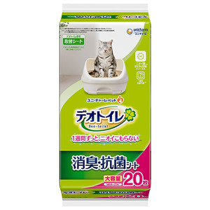 ユニ・チャーム デオトイレ 消臭・抗菌シート 20枚入 4520699677919 ※パッケージ・デザイン変更の可能性あり