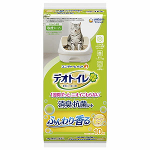 ユニ・チャーム デオトイレふんわり香る消臭・抗菌シートナチュラルソープの香り 10枚 4520699685914 ※パッケージ変更可能性あり