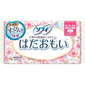 ユニ・チャーム ソフィ はだおもい 特に多い日の昼用 羽つき 23cm 20枚入り 4903111363407