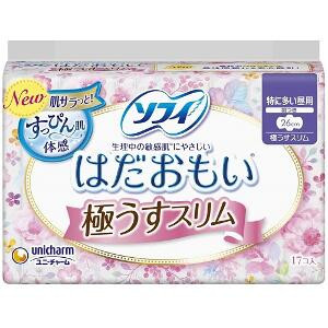 ソフィ はだおもい極うすスリム特に多い昼用260羽つき17コ入4903111362585