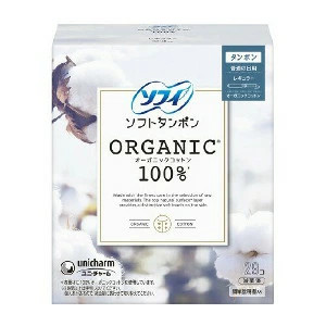 ユニ・チャーム ソフィ オーガニックコットン タンポン レギュラー 普通の日用 29コ入 4903111303489