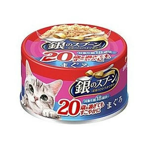 ユニ・チャーム 銀のスプーン 缶 20歳を過ぎてもすこやかに まぐろ 70g