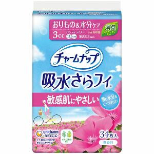 ユニ・チャーム チャームナップ吸水さらフィ ふんわり肌34枚 3cc 4903111902361
