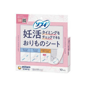 ユニ・チャーム ソフィ 妊活タイミングをチェックできるおりものシート パンティライナー 10枚入 4903111349579