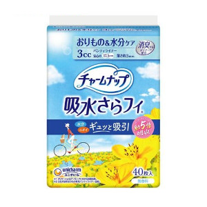 ユニ・チャーム チャームナップ 吸水さらフィ 羽なし 3cc 17.5cm(40枚入) 4903111504077