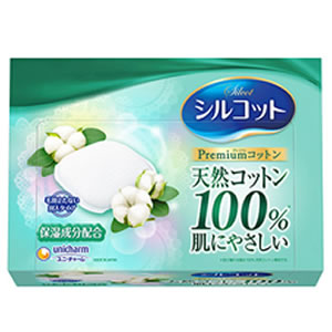 30個セット ユニ・チャーム シルコット プレミアムコットン 66枚 4903111424283