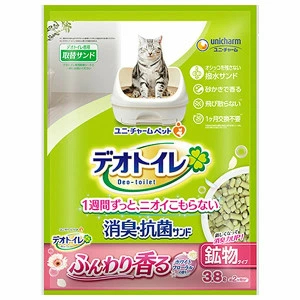 ユニ・チャーム デオトイレふんわり香る消臭・抗菌サンドホワイトフローラルの香り 3.8L 4520699685525