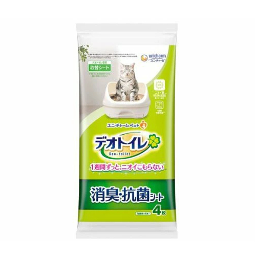 ユニ・チャーム デオトイレ 消臭・抗菌シート(4枚入) 4520699628416