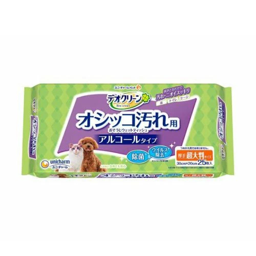 18個セット ユニ・チャーム デオクリーン ウェットシート お掃除用 大判(25枚入) 4520699641798