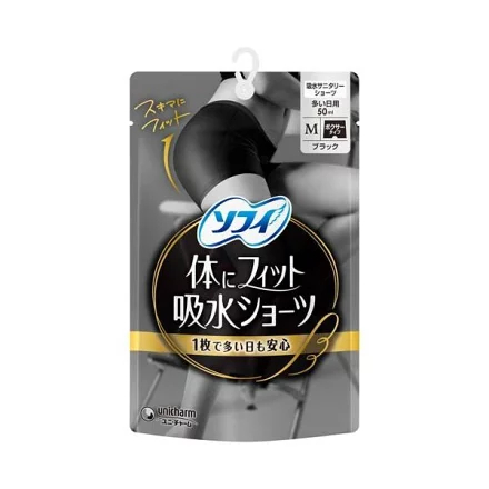 ユニ・チャーム ソフィ 超熟睡 密着フィットショーツ L ブルーグレー サニタリーショーツ(1枚) 4903111325085