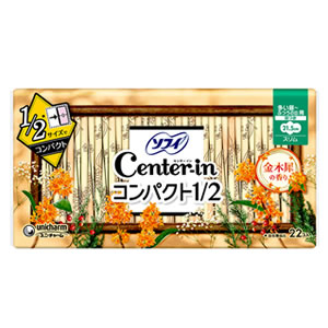 ソフィセンターインコンパクト1/2キンモクセイの香り多い昼用22枚 4903111025619